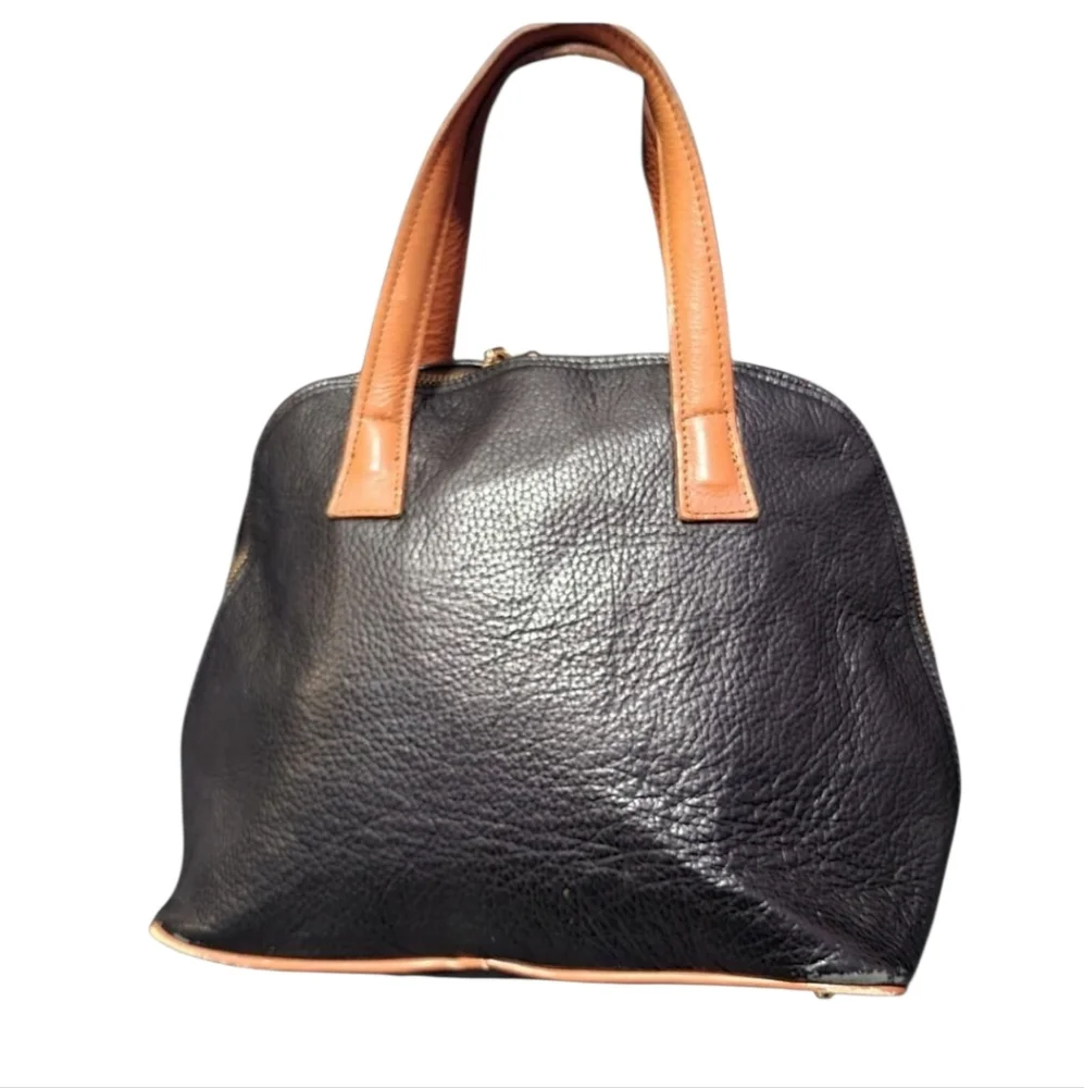 Valentina Leather Top Handle Satchel